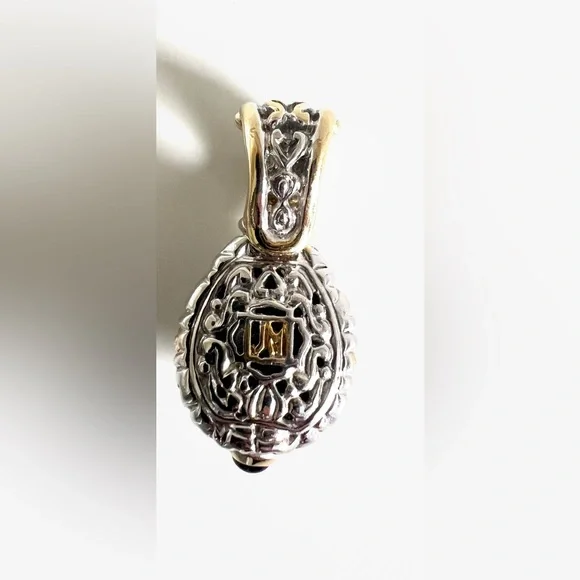 John Medeiro Gold and Silver Pendant - Picture 4 of 10